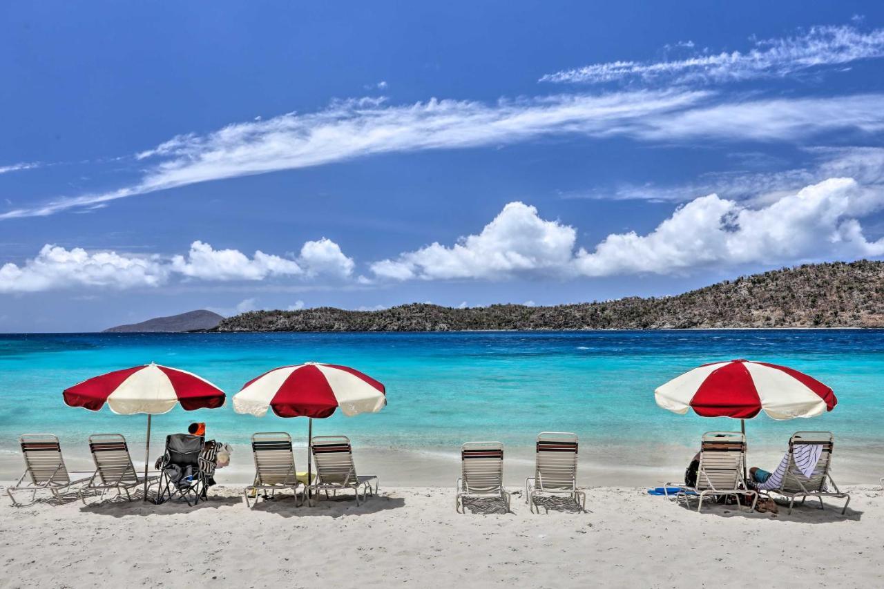 Saint Thomas Condo With Ocean Views, Walk To Beach! Frydendal Esterno foto