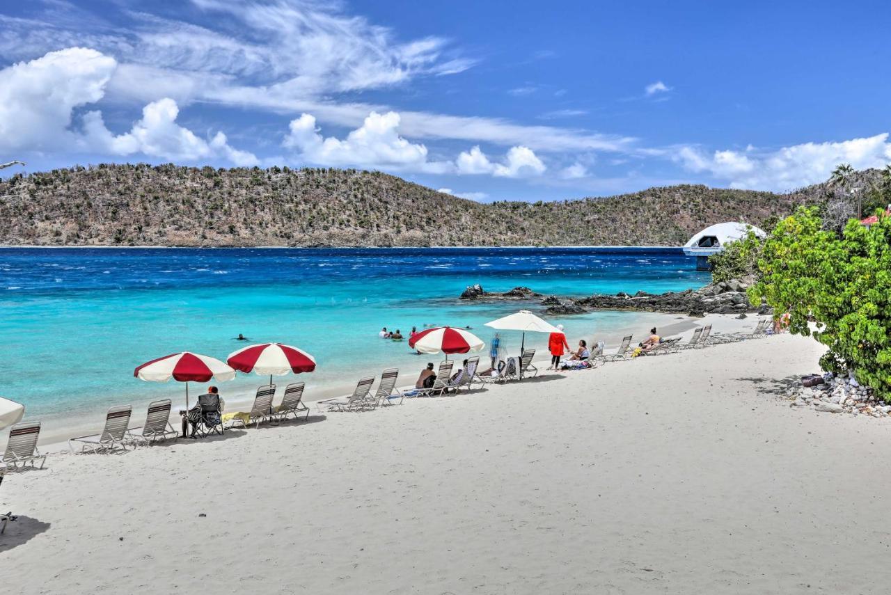 Saint Thomas Condo With Ocean Views, Walk To Beach! Frydendal Esterno foto